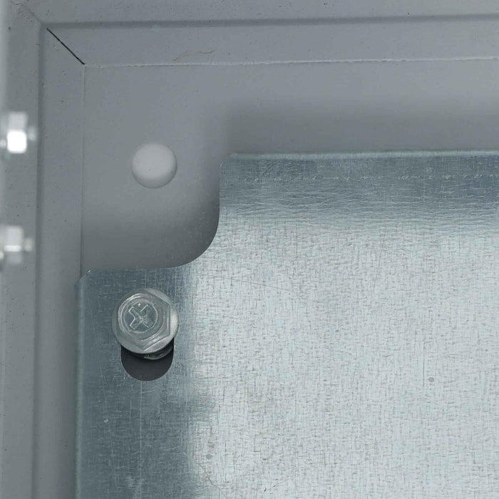 DURAFORCE Outdoor Steel Enclosure, 16 × 12 × 8" NEMA 4X Electrical Box, Waterproof IP56