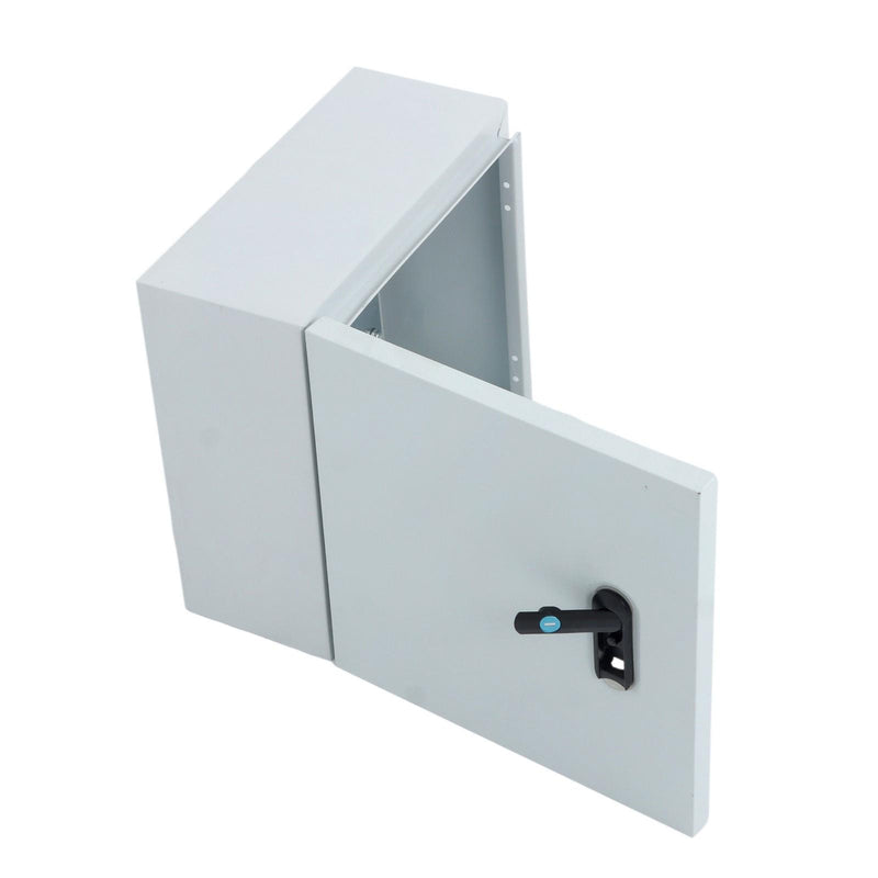DURAFORCE Outdoor Steel Enclosure, 16 × 12 × 8" NEMA 4X Electrical Box, Waterproof IP56
