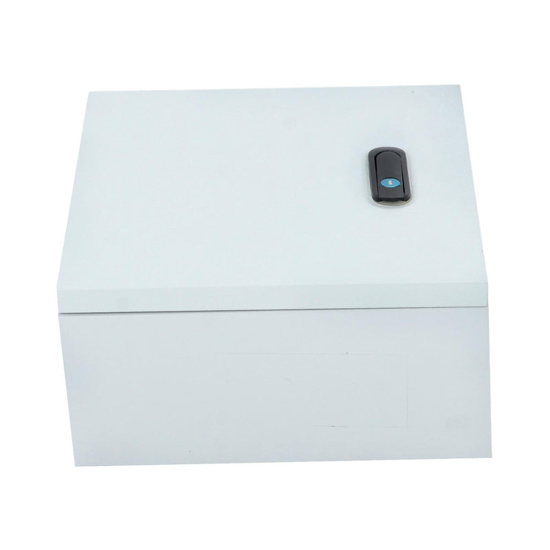DURAFORCE Outdoor Steel Enclosure, 16 × 12 × 8" NEMA 4X Electrical Box, Waterproof IP56