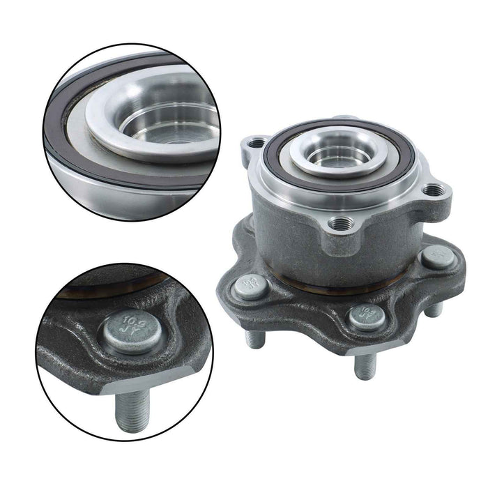 DURAFORCE For Nissan Altima Maxima Pathfinder Murano 2.5L 2× Rear Wheel Hub Bearing 512388