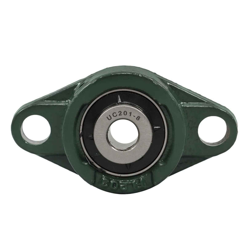 DURAFORCE New 10Pack UCFL201-8 Pillow Block Bearing 1/2" Bore 2 Bolt Self Alignment