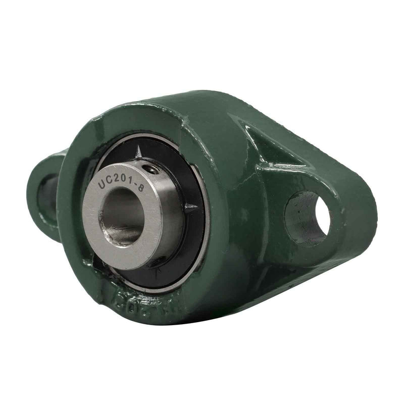 DURAFORCE New 10Pack UCFL201-8 Pillow Block Bearing 1/2" Bore 2 Bolt Self Alignment