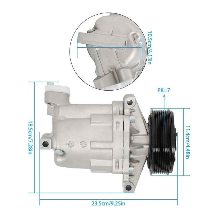 DURAFORCE 92600CJ60A A/C Compressor +Clutch For Nissan Versa Tiida 2007-12 1.8L CO 11155C