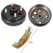 DURAFORCE For Ezgo Electric TXT Golf Carts Rear Brake Hub Drums Brake Shoe Kit 19186G1