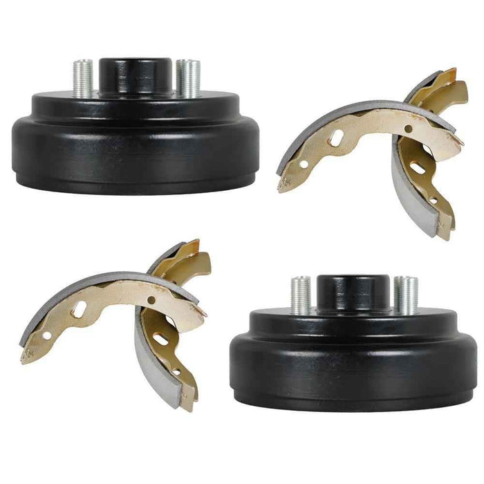 DURAFORCE For Ezgo Electric TXT Golf Carts Rear Brake Hub Drums Brake Shoe Kit 19186G1
