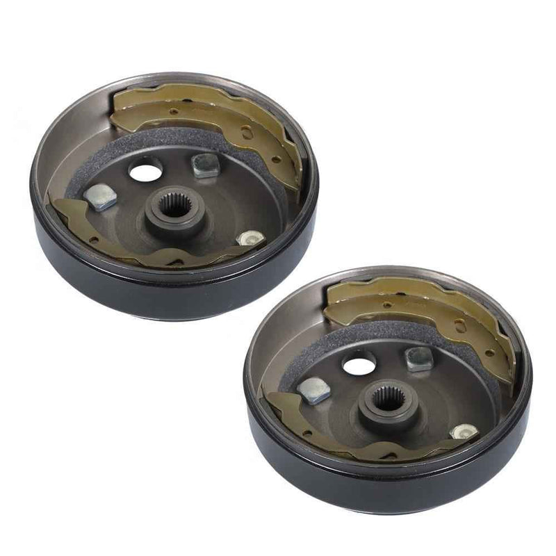 DURAFORCE For Ezgo Electric TXT Golf Carts Rear Brake Hub Drums Brake Shoe Kit 19186G1