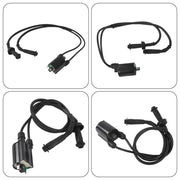 DURAFORCE For Honda VT1100 Shadow Spirit Aero 1100 2 Set Ignition Coil & Spark Plug & Cap
