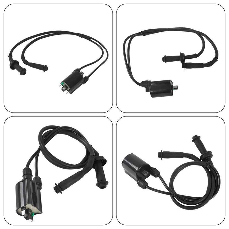 DURAFORCE For Honda VT1100 Shadow Spirit Aero 1100 2 Set Ignition Coil & Spark Plug & Cap