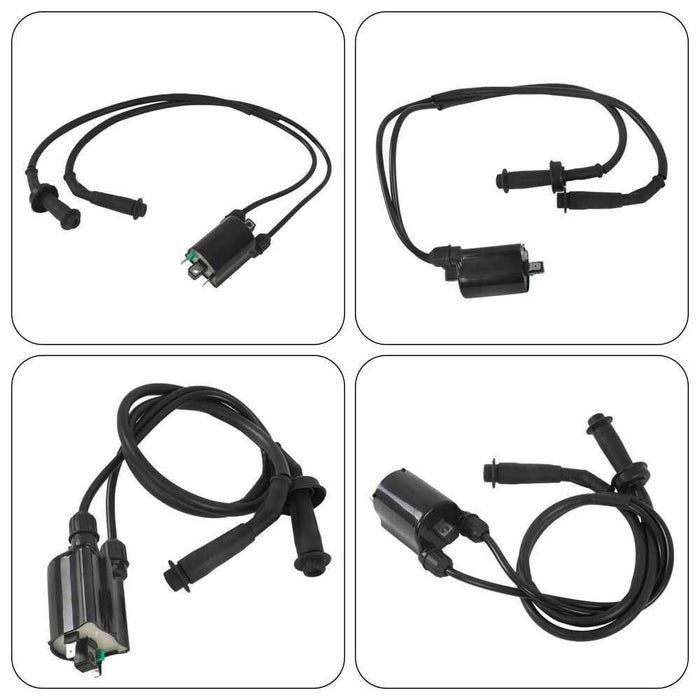 DURAFORCE For Honda VT1100 Shadow Spirit Aero 1100 2 Set Ignition Coil & Spark Plug & Cap