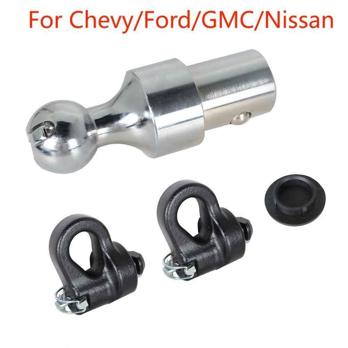DURAFORCE For Chevy/Ford/GMC/Nissan 60692 2-5/16" Gooseneck Ball & Safety Chain Anchor Kit