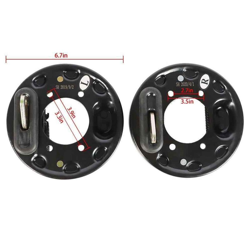 DURAFORCE Brake Cluster Assy Brake Shoes For EZGO TXT 1996+ Golf Cart Passenger Side
