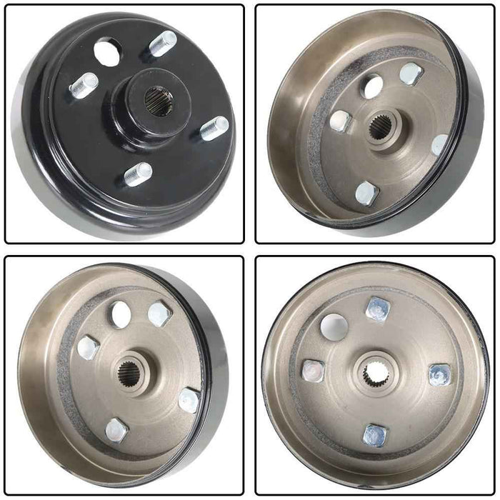DURAFORCE For EZGO TXT Carts Rear Wheel Brake Drum Rear Hub Gas 2 Cycle 1982-1993 17298-G1