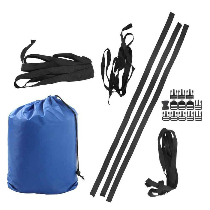 DURAFORCE Blue 21' 22' 23' 24' Boat Cover Waterproof Trailerable Pontoon Beam 102" New