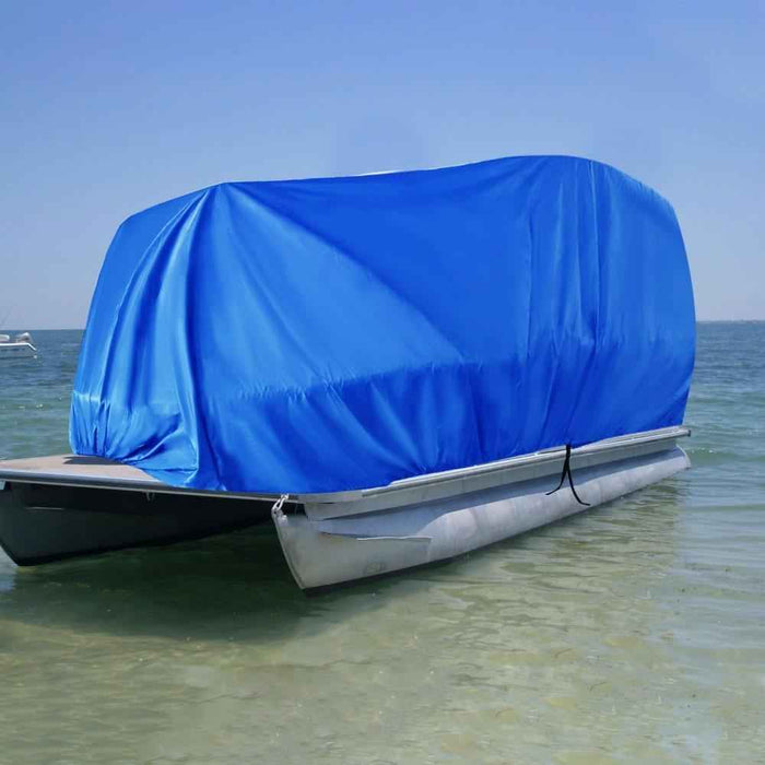 DURAFORCE Blue 21' 22' 23' 24' Boat Cover Waterproof Trailerable Pontoon Beam 102" New