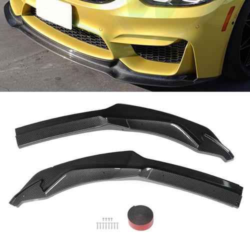 DURAFORCE Front Bumper Spoiler Carbon Fiber Look For BMW F80 M3 F83 F82 M4 2015 2016-2019