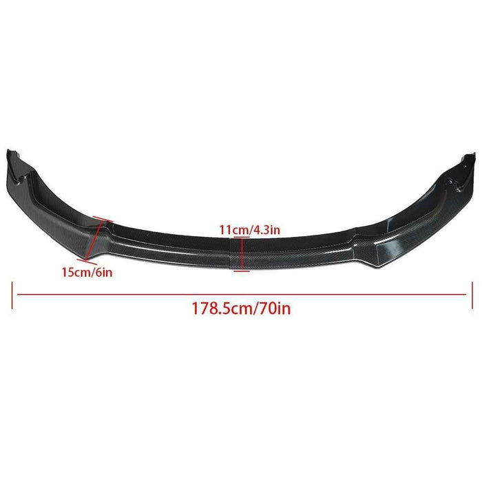 DURAFORCE Front Bumper Spoiler Carbon Fiber Look For BMW F80 M3 F83 F82 M4 2015 2016-2019