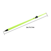 DURAFORCE Aluminum 6.5FT/2M 2-Piece Design GPS Pole for Land Surveying & Engineering