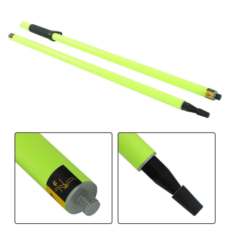 DURAFORCE Aluminum 6.5FT/2M 2-Piece Design GPS Pole for Land Surveying & Engineering