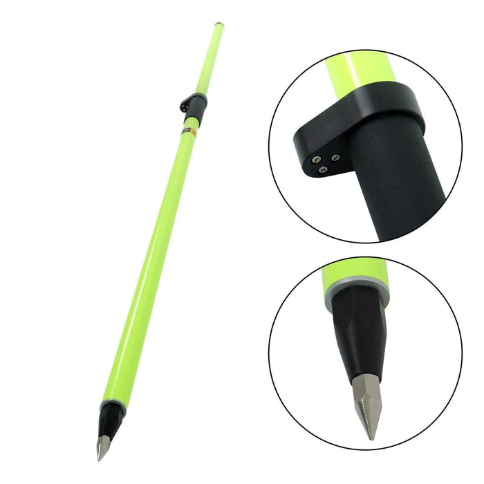 DURAFORCE Aluminum 6.5FT/2M 2-Piece Design GPS Pole for Land Surveying & Engineering