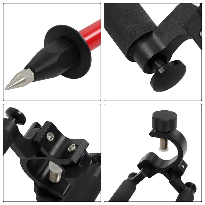 DURAFORCE Bipod Surveying for Leveling Staff & Prism Poles of Surveying,Total Station GPS