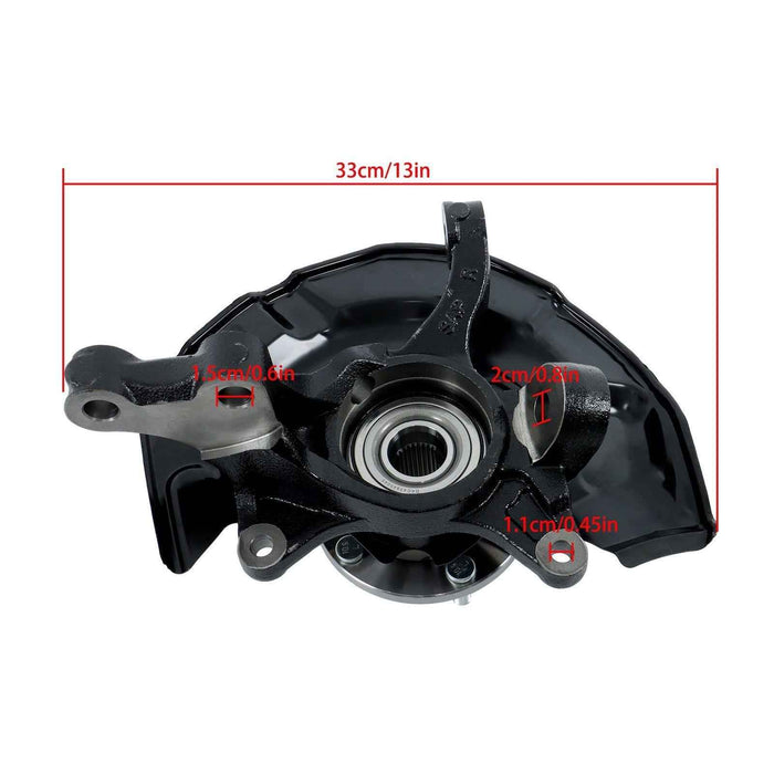 DURAFORCE For Lexus ES350 Toyota Camry Front RH Steering Knuckle & Wheel Hub Bearing LK044