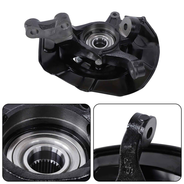 DURAFORCE Front Driver Side Steering Knuckle & Wheel Hub Bearing For Toyota Camry 2007-11