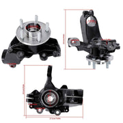 DURAFORCE Front Left Steering Knuckle & Wheel Hub Bearing CV6Z3K186A For 12-18 Ford Focus