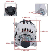 DURAFORCE Alternator 120Amp For Nissan Rogue SL SV S Sport Utility 2.5L L4 2014-2017 2018