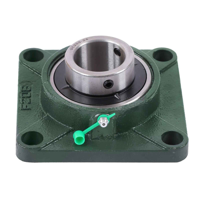 DURAFORCE New 10Pcs 1-1/2" Bore 4 Bolt Solid Base UCF208-24 Pillow Block Flange Bearing