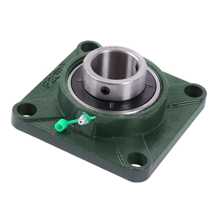 DURAFORCE New 10Pcs 1-1/2" Bore 4 Bolt Solid Base UCF208-24 Pillow Block Flange Bearing