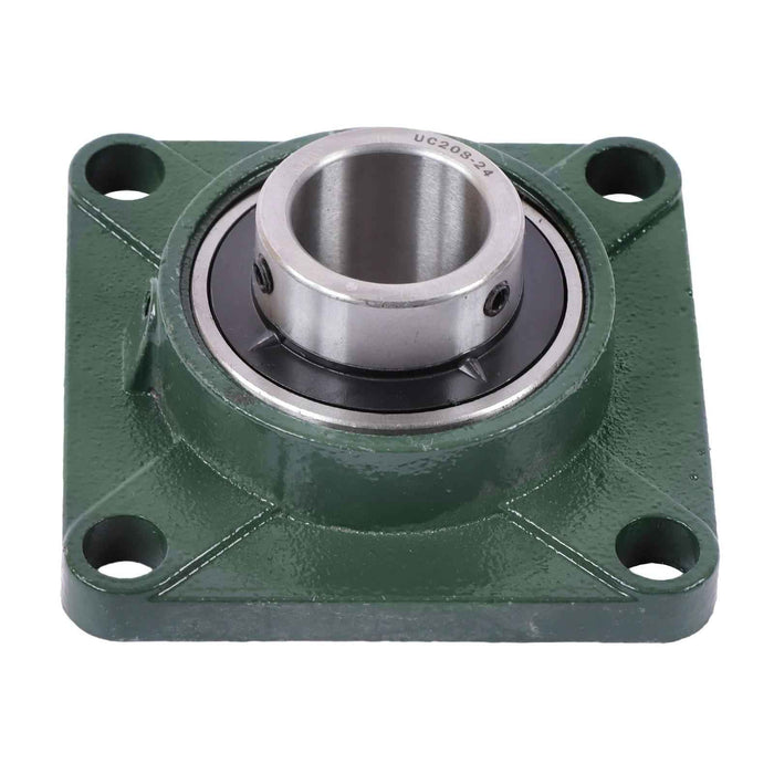 DURAFORCE New 10Pcs 1-1/2" Bore 4 Bolt Solid Base UCF208-24 Pillow Block Flange Bearing
