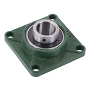DURAFORCE New 10Pcs 1-1/2" Bore 4 Bolt Solid Base UCF208-24 Pillow Block Flange Bearing