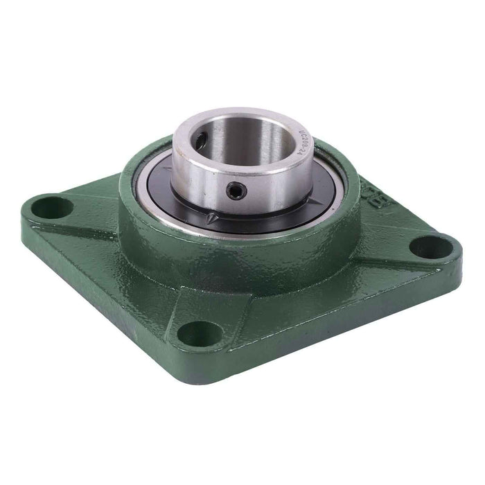 DURAFORCE New 10Pcs 1-1/2" Bore 4 Bolt Solid Base UCF208-24 Pillow Block Flange Bearing