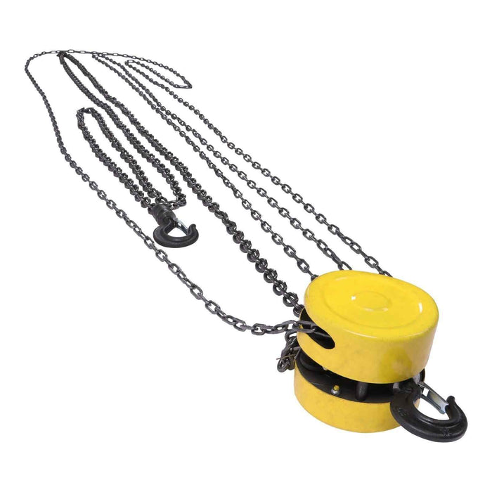 DURAFORCE Chain Hoist Chain Block 1 Ton/2200lbs 20 FT Lift Heavy-Duty Steel Hook Garage