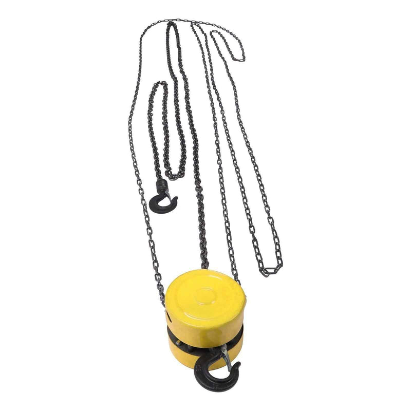 DURAFORCE Chain Hoist Chain Block 1 Ton/2200lbs 20 FT Lift Heavy-Duty Steel Hook Garage