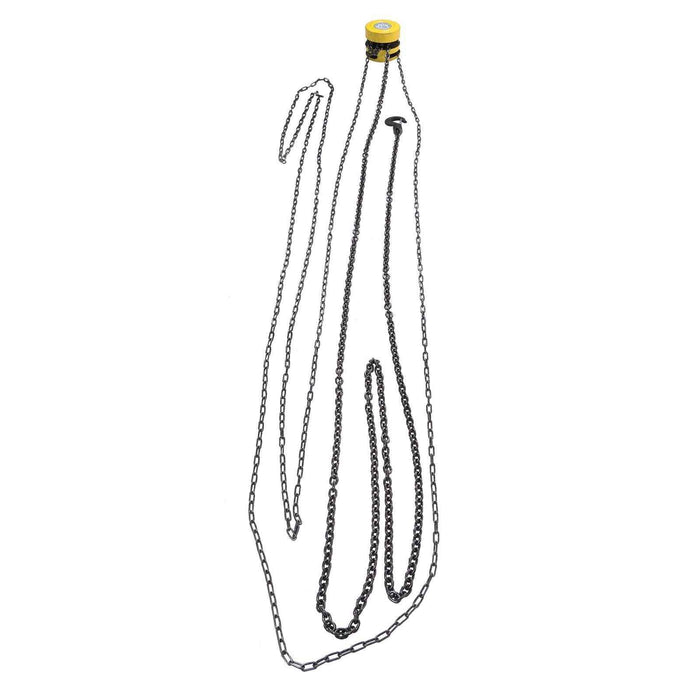 DURAFORCE Chain Hoist Chain Block 1 Ton/2200lbs 20 FT Lift Heavy-Duty Steel Hook Garage