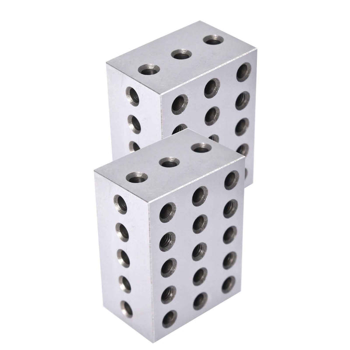 DURAFORCE 2 Matched Pair Ultra Precision 0.0002" Machinist 2-3-4 234 Blocks 23 Holes