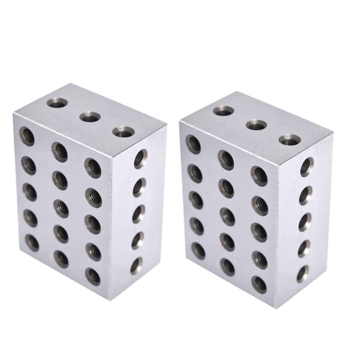DURAFORCE 2 Matched Pair Ultra Precision 0.0002" Machinist 2-3-4 234 Blocks 23 Holes