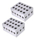 DURAFORCE 2 Matched Pair Ultra Precision 0.0002" Machinist 2-3-4 234 Blocks 23 Holes