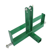 DURAFORCE Steel 3 Point 2" Receiver Hitch Drawbar for Cat 1 W/Suitcase Weight Brackets