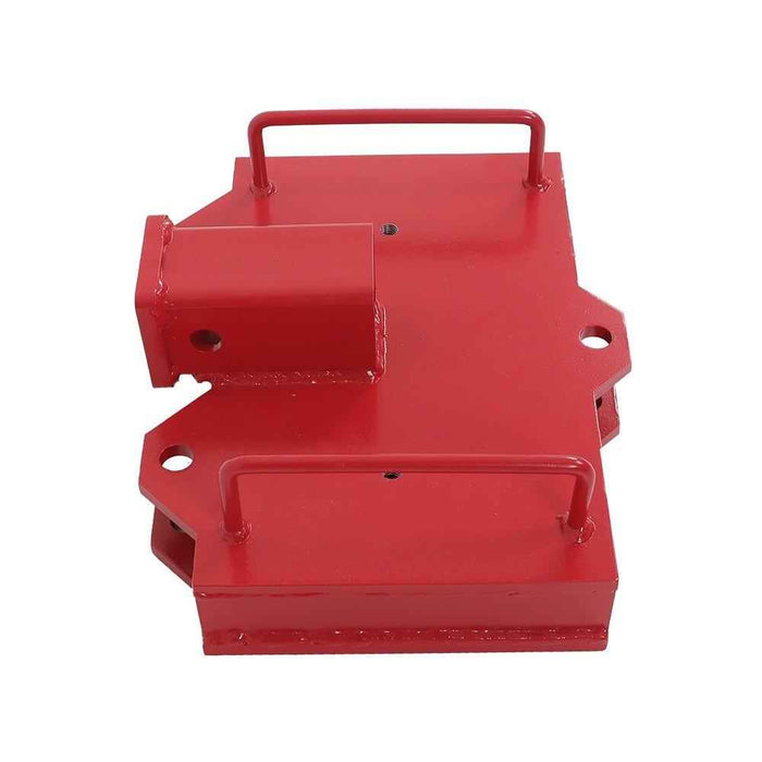 DURAFORCE 2" Trailer Forklift Hitch Receiver For Dual Pallet Forks Tow Attach Adapter