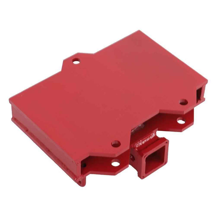 DURAFORCE 2" Trailer Forklift Hitch Receiver For Dual Pallet Forks Tow Attach Adapter