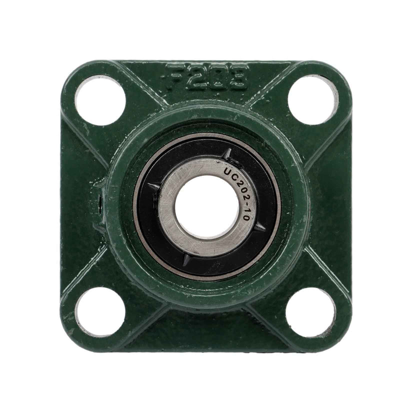 DURAFORCE New 10 Pack UCF202-10 4 Bolt Solid Base Pillow Block Flange Bearing 5/8" Bore