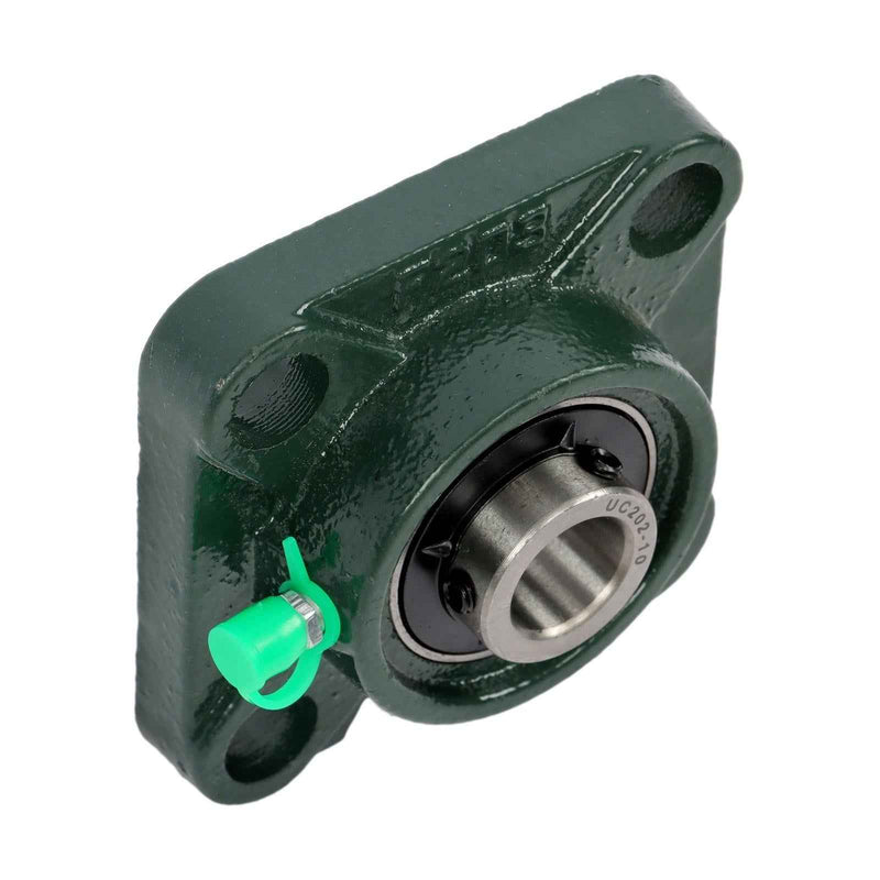 DURAFORCE New 10 Pack UCF202-10 4 Bolt Solid Base Pillow Block Flange Bearing 5/8" Bore