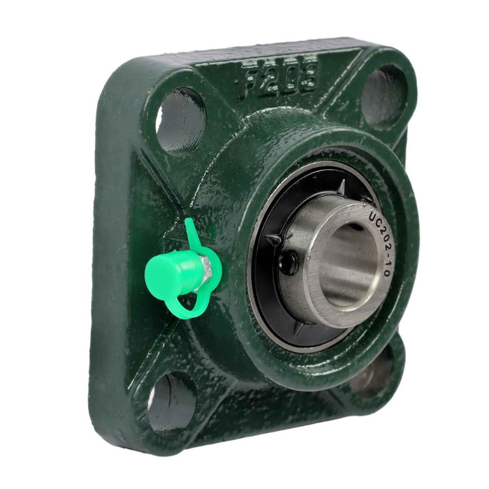 DURAFORCE New 10 Pack UCF202-10 4 Bolt Solid Base Pillow Block Flange Bearing 5/8" Bore