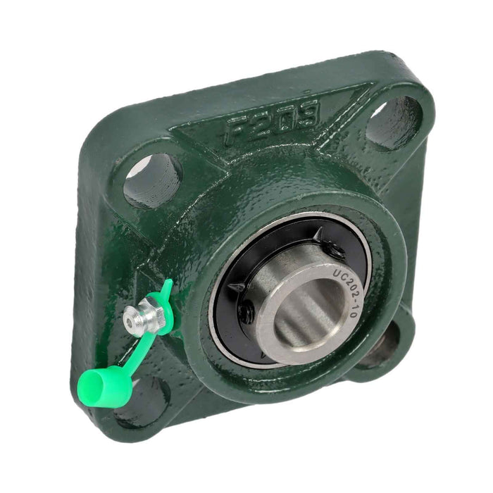 DURAFORCE New 10 Pack UCF202-10 4 Bolt Solid Base Pillow Block Flange Bearing 5/8" Bore