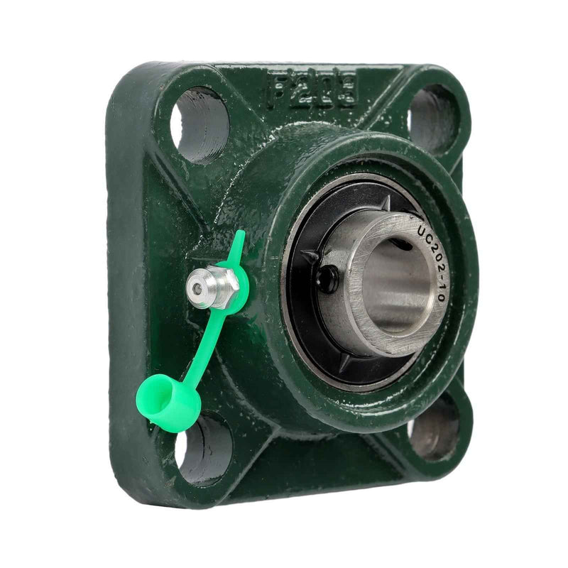 DURAFORCE New 10 Pack UCF202-10 4 Bolt Solid Base Pillow Block Flange Bearing 5/8" Bore