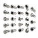 DURAFORCE New 24PACK R8 Collet Set Fractional 1/8" to 7/8" High Precision for Bridgeport