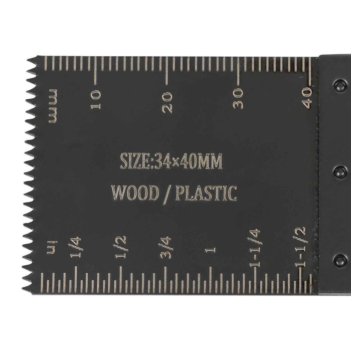DURAFORCE New 1-3/8" 60 Pack Oscillating Tool Blade Wood and Plastic Saw Blades