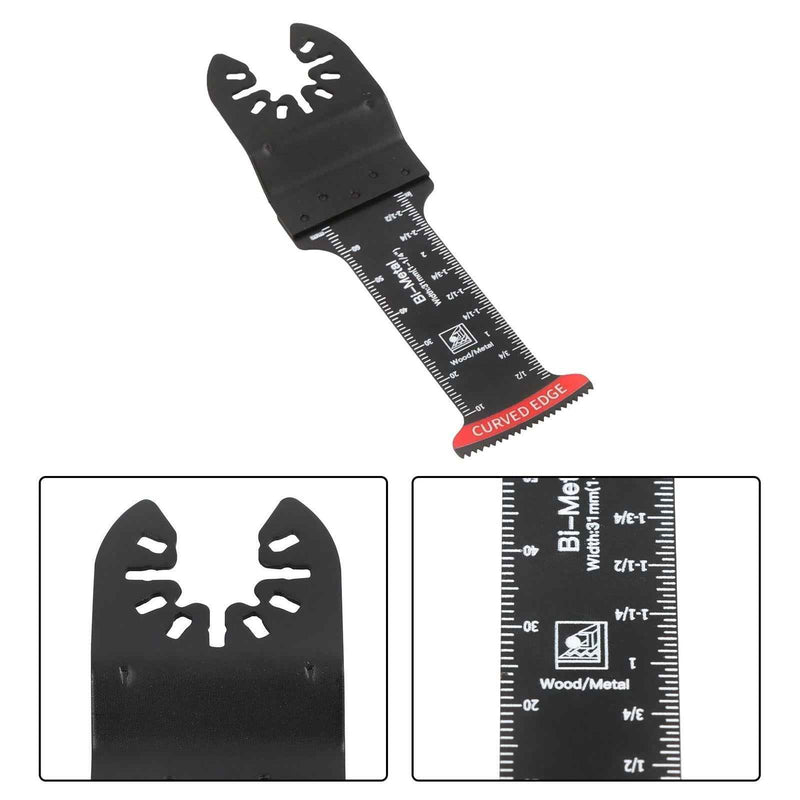 DURAFORCE New For Wood 10Pcs Extra Long Bi Metal Japanese Teeth Oscillating Saw Blades